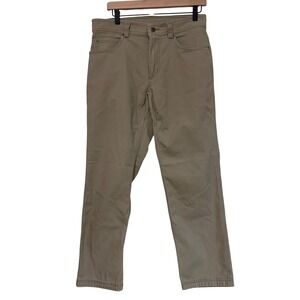 Duluth Trading Co Fire Hose Pants Mens 32x30 Standard Fit Canvas Khaki Work